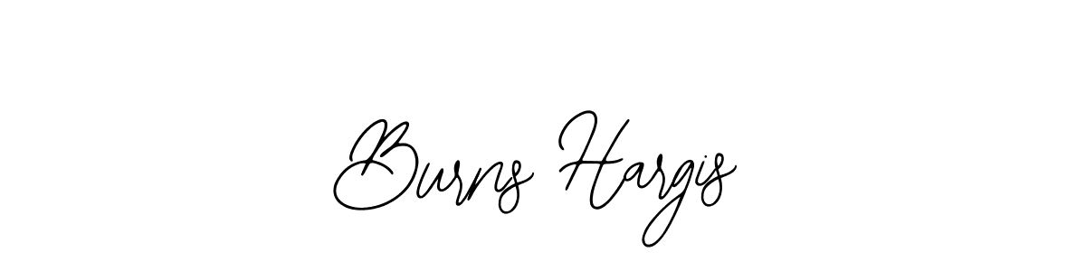 Design your own signature with our free online signature maker. With this signature software, you can create a handwritten (Bearetta-2O07w) signature for name Burns Hargis. Burns Hargis signature style 12 images and pictures png