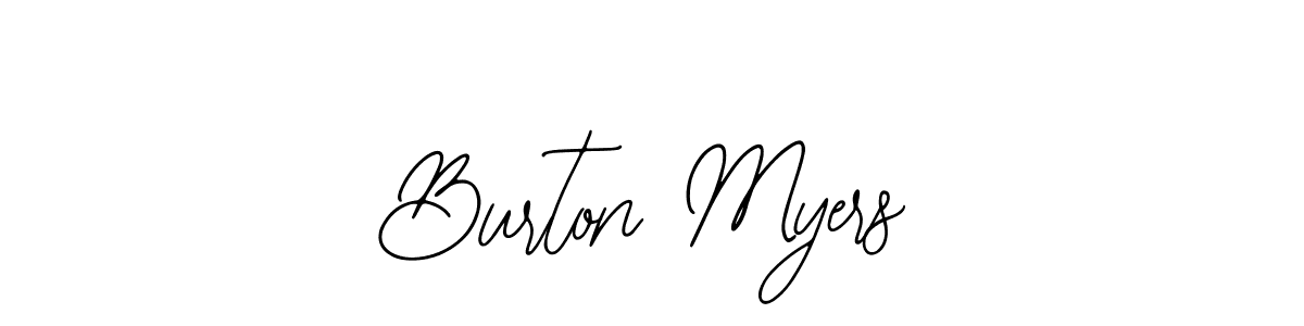 Use a signature maker to create a handwritten signature online. With this signature software, you can design (Bearetta-2O07w) your own signature for name Burton Myers. Burton Myers signature style 12 images and pictures png