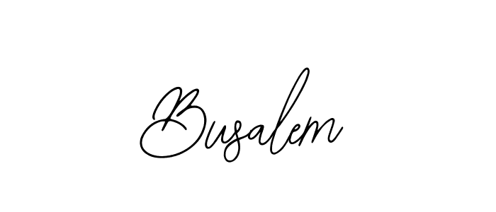 Bearetta-2O07w is a professional signature style that is perfect for those who want to add a touch of class to their signature. It is also a great choice for those who want to make their signature more unique. Get Busalem name to fancy signature for free. Busalem signature style 12 images and pictures png