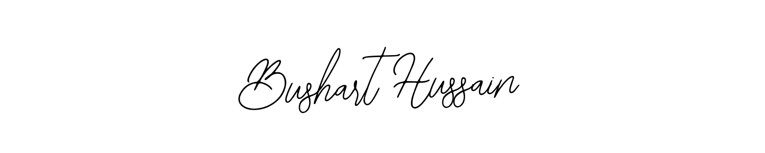 Also You can easily find your signature by using the search form. We will create Bushart Hussain name handwritten signature images for you free of cost using Bearetta-2O07w sign style. Bushart Hussain signature style 12 images and pictures png