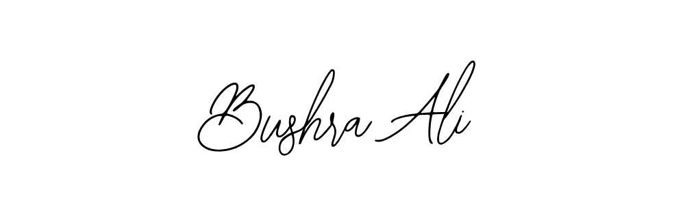 Similarly Bearetta-2O07w is the best handwritten signature design. Signature creator online .You can use it as an online autograph creator for name Bushra Ali. Bushra Ali signature style 12 images and pictures png