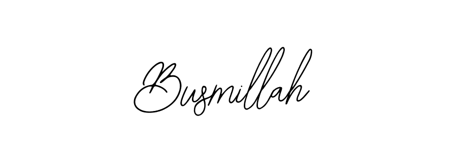 Create a beautiful signature design for name Busmillah. With this signature (Bearetta-2O07w) fonts, you can make a handwritten signature for free. Busmillah signature style 12 images and pictures png