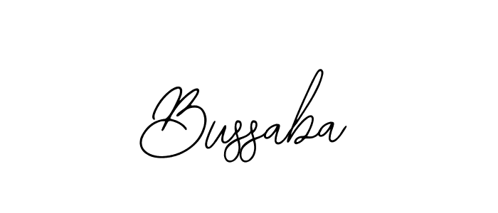 How to make Bussaba name signature. Use Bearetta-2O07w style for creating short signs online. This is the latest handwritten sign. Bussaba signature style 12 images and pictures png