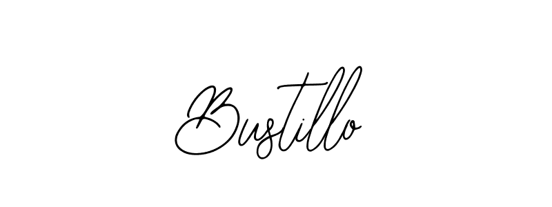 Use a signature maker to create a handwritten signature online. With this signature software, you can design (Bearetta-2O07w) your own signature for name Bustillo. Bustillo signature style 12 images and pictures png