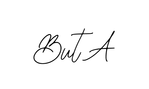 if you are searching for the best signature style for your name But A. so please give up your signature search. here we have designed multiple signature styles  using Bearetta-2O07w. But A signature style 12 images and pictures png