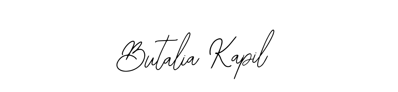 Butalia Kapil stylish signature style. Best Handwritten Sign (Bearetta-2O07w) for my name. Handwritten Signature Collection Ideas for my name Butalia Kapil. Butalia Kapil signature style 12 images and pictures png