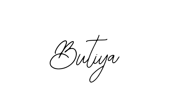 if you are searching for the best signature style for your name Butiya. so please give up your signature search. here we have designed multiple signature styles  using Bearetta-2O07w. Butiya signature style 12 images and pictures png