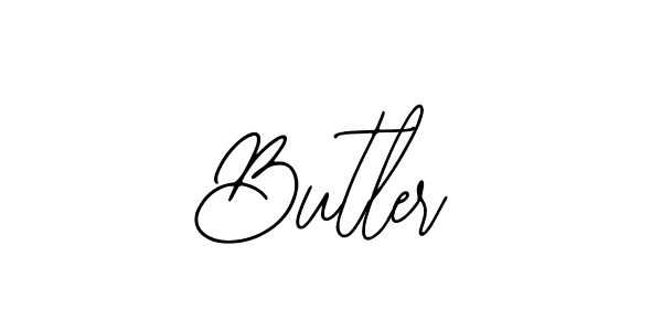 How to make Butler name signature. Use Bearetta-2O07w style for creating short signs online. This is the latest handwritten sign. Butler signature style 12 images and pictures png