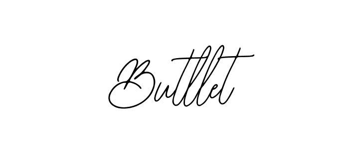 The best way (Bearetta-2O07w) to make a short signature is to pick only two or three words in your name. The name Butllet include a total of six letters. For converting this name. Butllet signature style 12 images and pictures png