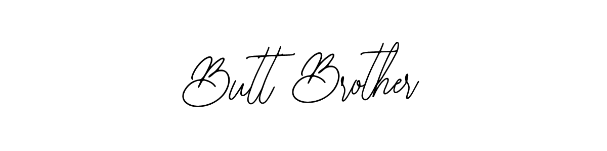 Design your own signature with our free online signature maker. With this signature software, you can create a handwritten (Bearetta-2O07w) signature for name Butt Brother. Butt Brother signature style 12 images and pictures png