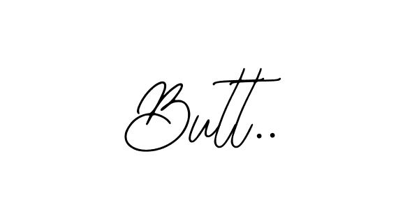 Bearetta-2O07w is a professional signature style that is perfect for those who want to add a touch of class to their signature. It is also a great choice for those who want to make their signature more unique. Get Butt.. name to fancy signature for free. Butt.. signature style 12 images and pictures png