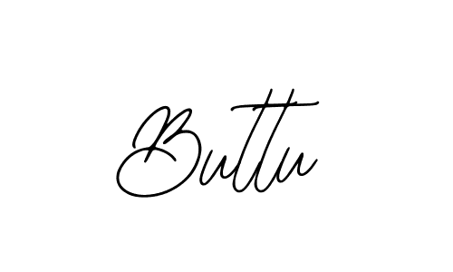 How to make Buttu name signature. Use Bearetta-2O07w style for creating short signs online. This is the latest handwritten sign. Buttu signature style 12 images and pictures png