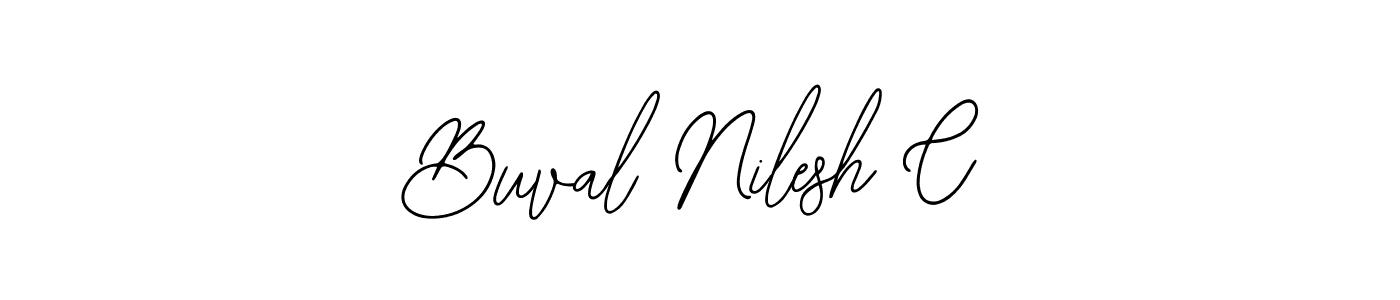 How to make Buval Nilesh C signature? Bearetta-2O07w is a professional autograph style. Create handwritten signature for Buval Nilesh C name. Buval Nilesh C signature style 12 images and pictures png