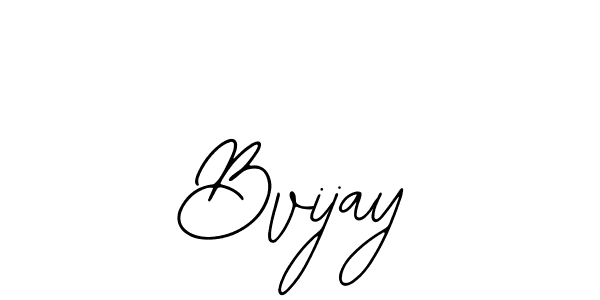 How to make Bvijay name signature. Use Bearetta-2O07w style for creating short signs online. This is the latest handwritten sign. Bvijay signature style 12 images and pictures png