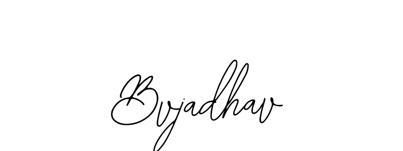 Make a beautiful signature design for name Bvjadhav. With this signature (Bearetta-2O07w) style, you can create a handwritten signature for free. Bvjadhav signature style 12 images and pictures png