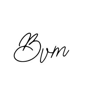 Also we have Bvm name is the best signature style. Create professional handwritten signature collection using Bearetta-2O07w autograph style. Bvm signature style 12 images and pictures png