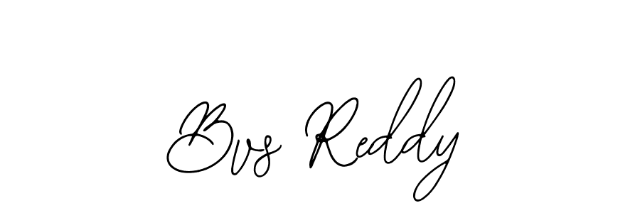 The best way (Bearetta-2O07w) to make a short signature is to pick only two or three words in your name. The name Bvs Reddy include a total of six letters. For converting this name. Bvs Reddy signature style 12 images and pictures png