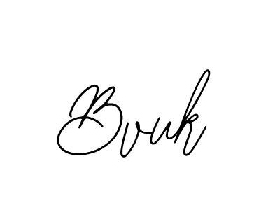 Make a beautiful signature design for name Bvuk. With this signature (Bearetta-2O07w) style, you can create a handwritten signature for free. Bvuk signature style 12 images and pictures png