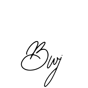 Make a beautiful signature design for name Bwj. Use this online signature maker to create a handwritten signature for free. Bwj signature style 12 images and pictures png