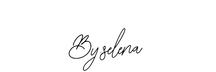 Make a beautiful signature design for name By:selena. Use this online signature maker to create a handwritten signature for free. By:selena signature style 12 images and pictures png