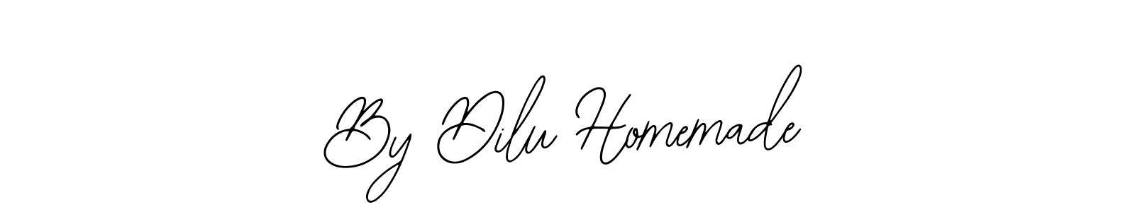 Design your own signature with our free online signature maker. With this signature software, you can create a handwritten (Bearetta-2O07w) signature for name By Dilu Homemade. By Dilu Homemade signature style 12 images and pictures png