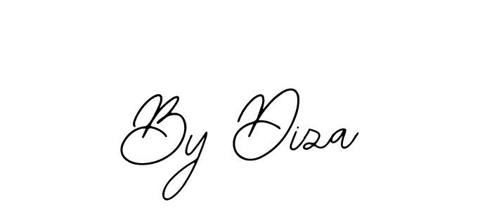 Design your own signature with our free online signature maker. With this signature software, you can create a handwritten (Bearetta-2O07w) signature for name By Diza. By Diza signature style 12 images and pictures png