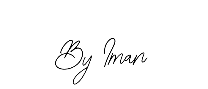 How to make By Iman name signature. Use Bearetta-2O07w style for creating short signs online. This is the latest handwritten sign. By Iman signature style 12 images and pictures png