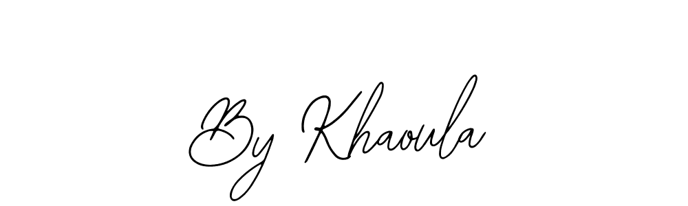 Make a beautiful signature design for name By Khaoula. Use this online signature maker to create a handwritten signature for free. By Khaoula signature style 12 images and pictures png