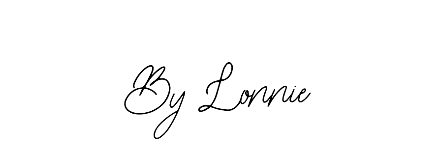 The best way (Bearetta-2O07w) to make a short signature is to pick only two or three words in your name. The name By Lonnie include a total of six letters. For converting this name. By Lonnie signature style 12 images and pictures png