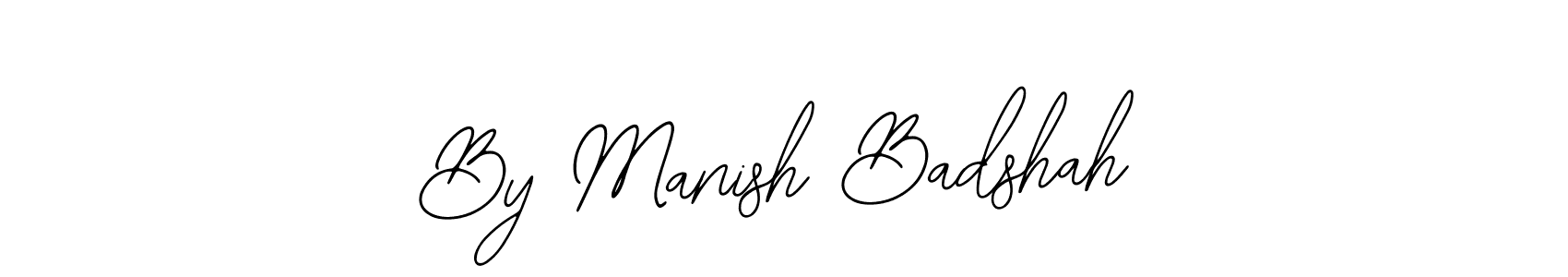Use a signature maker to create a handwritten signature online. With this signature software, you can design (Bearetta-2O07w) your own signature for name By Manish Badshah. By Manish Badshah signature style 12 images and pictures png