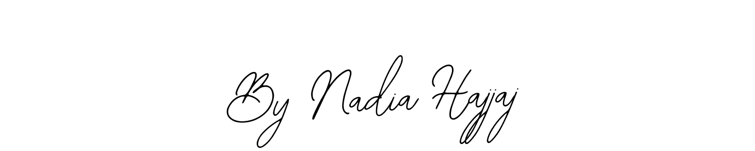 How to make By Nadia Hajjaj signature? Bearetta-2O07w is a professional autograph style. Create handwritten signature for By Nadia Hajjaj name. By Nadia Hajjaj signature style 12 images and pictures png