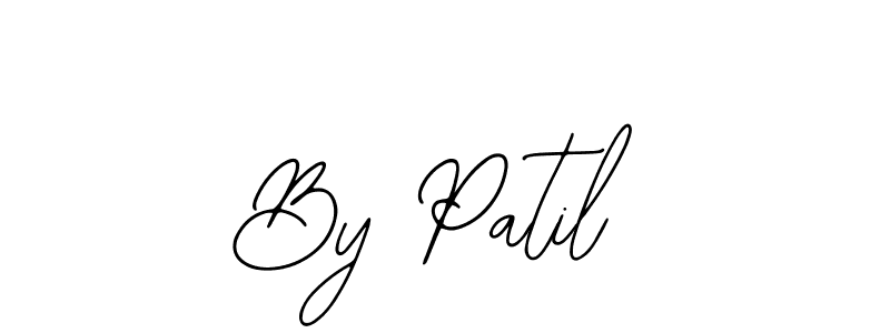 Design your own signature with our free online signature maker. With this signature software, you can create a handwritten (Bearetta-2O07w) signature for name By Patil. By Patil signature style 12 images and pictures png