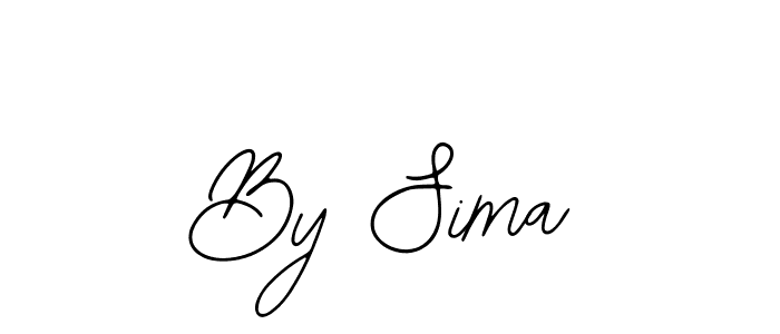 The best way (Bearetta-2O07w) to make a short signature is to pick only two or three words in your name. The name By Sima include a total of six letters. For converting this name. By Sima signature style 12 images and pictures png