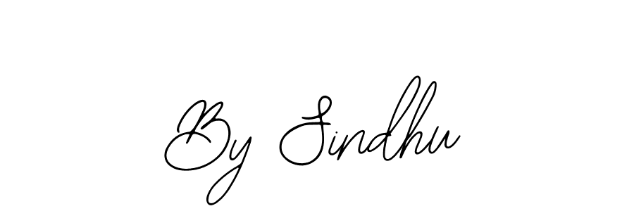 Design your own signature with our free online signature maker. With this signature software, you can create a handwritten (Bearetta-2O07w) signature for name By Sindhu. By Sindhu signature style 12 images and pictures png