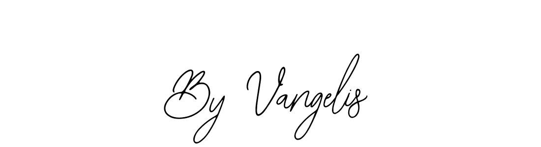 This is the best signature style for the By Vangelis name. Also you like these signature font (Bearetta-2O07w). Mix name signature. By Vangelis signature style 12 images and pictures png