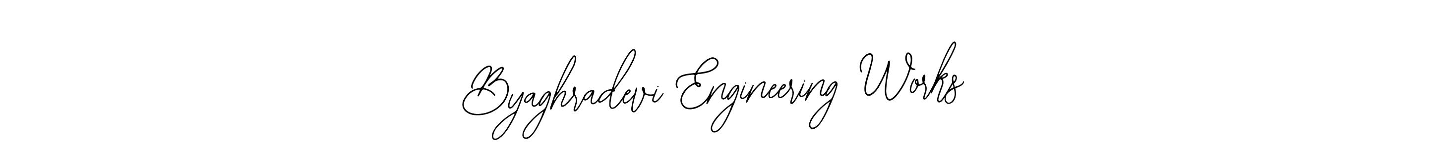 Bearetta-2O07w is a professional signature style that is perfect for those who want to add a touch of class to their signature. It is also a great choice for those who want to make their signature more unique. Get Byaghradevi Engineering Works name to fancy signature for free. Byaghradevi Engineering Works signature style 12 images and pictures png