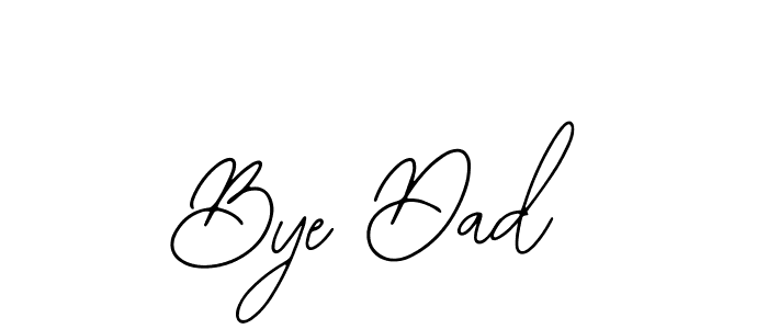 Also You can easily find your signature by using the search form. We will create Bye Dad name handwritten signature images for you free of cost using Bearetta-2O07w sign style. Bye Dad signature style 12 images and pictures png