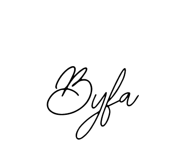 How to Draw Byfa signature style? Bearetta-2O07w is a latest design signature styles for name Byfa. Byfa signature style 12 images and pictures png