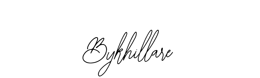 Create a beautiful signature design for name Bykhillare. With this signature (Bearetta-2O07w) fonts, you can make a handwritten signature for free. Bykhillare signature style 12 images and pictures png