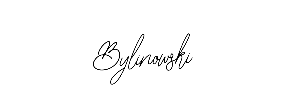 How to make Bylinowski signature? Bearetta-2O07w is a professional autograph style. Create handwritten signature for Bylinowski name. Bylinowski signature style 12 images and pictures png