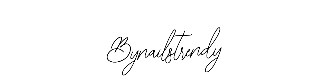 if you are searching for the best signature style for your name Bynailstrendy. so please give up your signature search. here we have designed multiple signature styles  using Bearetta-2O07w. Bynailstrendy signature style 12 images and pictures png