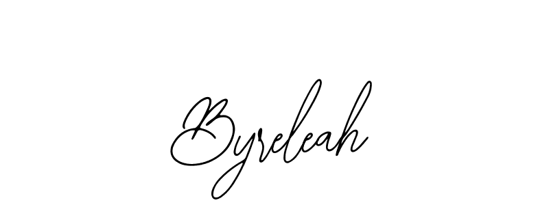 Create a beautiful signature design for name Byreleah. With this signature (Bearetta-2O07w) fonts, you can make a handwritten signature for free. Byreleah signature style 12 images and pictures png