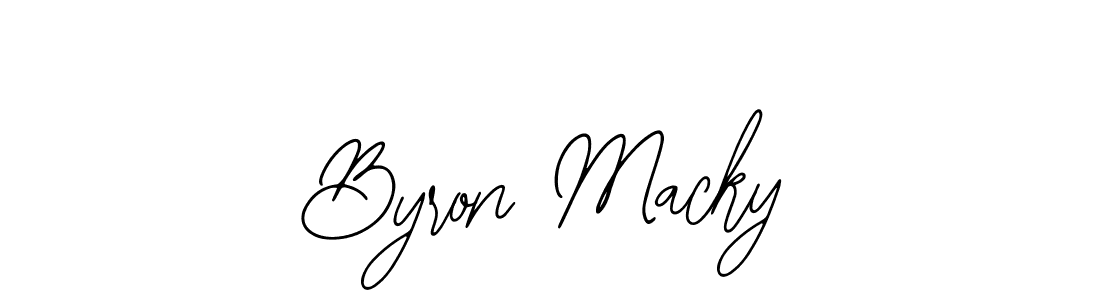 How to make Byron Macky signature? Bearetta-2O07w is a professional autograph style. Create handwritten signature for Byron Macky name. Byron Macky signature style 12 images and pictures png