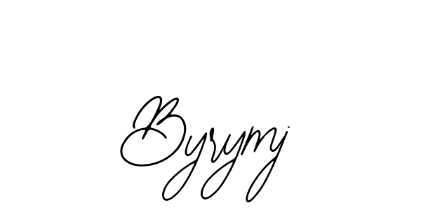 Make a beautiful signature design for name Byrymj. With this signature (Bearetta-2O07w) style, you can create a handwritten signature for free. Byrymj signature style 12 images and pictures png