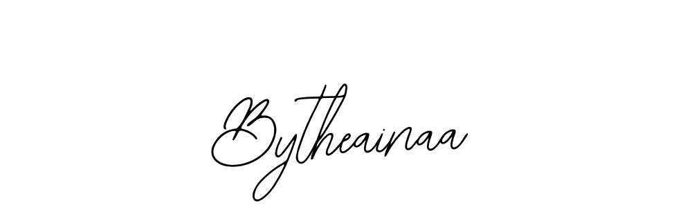 Design your own signature with our free online signature maker. With this signature software, you can create a handwritten (Bearetta-2O07w) signature for name Bytheainaa. Bytheainaa signature style 12 images and pictures png