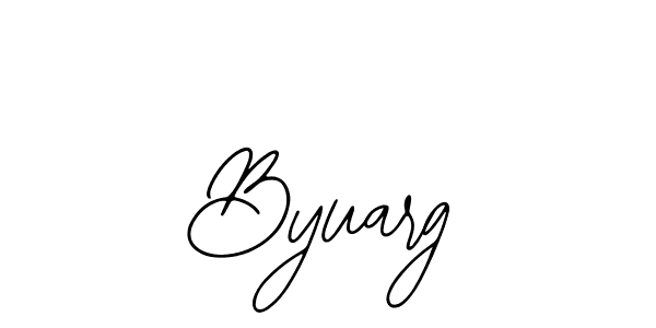 Make a beautiful signature design for name Byuarg. With this signature (Bearetta-2O07w) style, you can create a handwritten signature for free. Byuarg signature style 12 images and pictures png