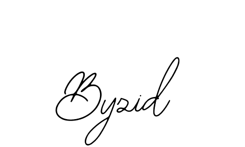 Make a beautiful signature design for name Byzid. With this signature (Bearetta-2O07w) style, you can create a handwritten signature for free. Byzid signature style 12 images and pictures png
