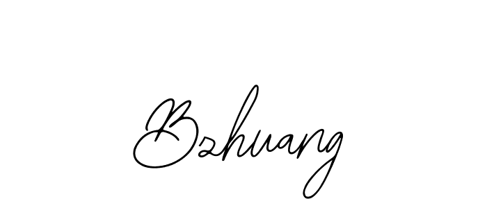 Create a beautiful signature design for name Bzhuang. With this signature (Bearetta-2O07w) fonts, you can make a handwritten signature for free. Bzhuang signature style 12 images and pictures png