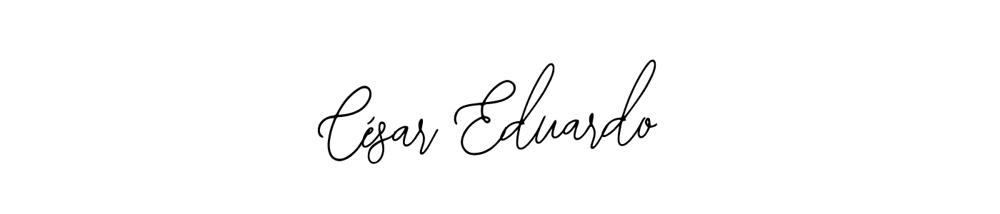 Create a beautiful signature design for name César Eduardo. With this signature (Bearetta-2O07w) fonts, you can make a handwritten signature for free. César Eduardo signature style 12 images and pictures png