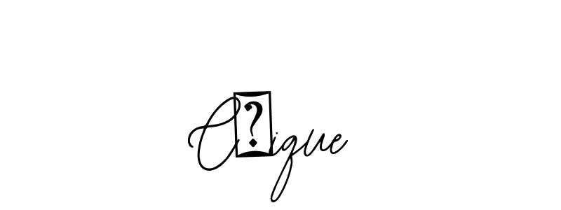 Make a beautiful signature design for name C☆ique. Use this online signature maker to create a handwritten signature for free. C☆ique signature style 12 images and pictures png